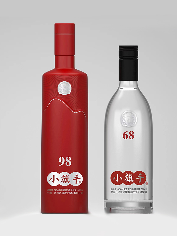 小旗手高品質光瓶口糧酒